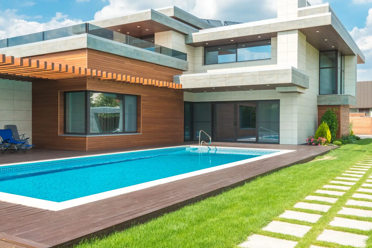 Swimming pool built in Grasmere, NSW